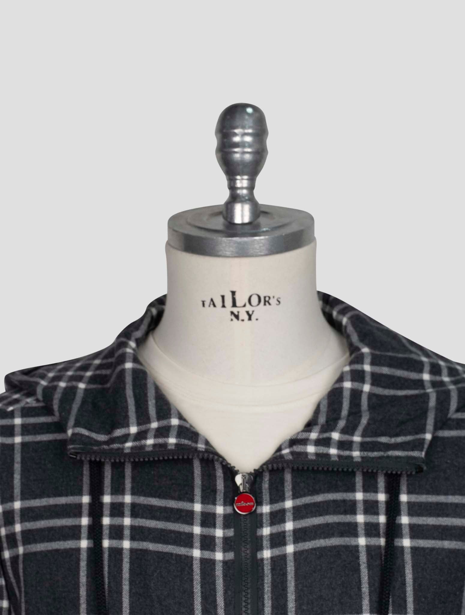 Kiton Gray Cotton Shirt Umbi