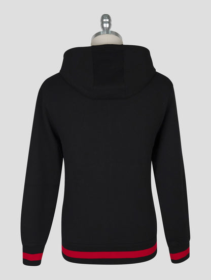 Kiton Black Cotton Ea Tracksuit