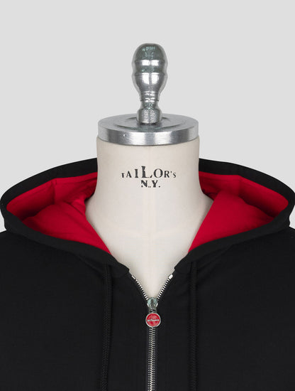 Kiton Black Cotton Ea Tracksuit