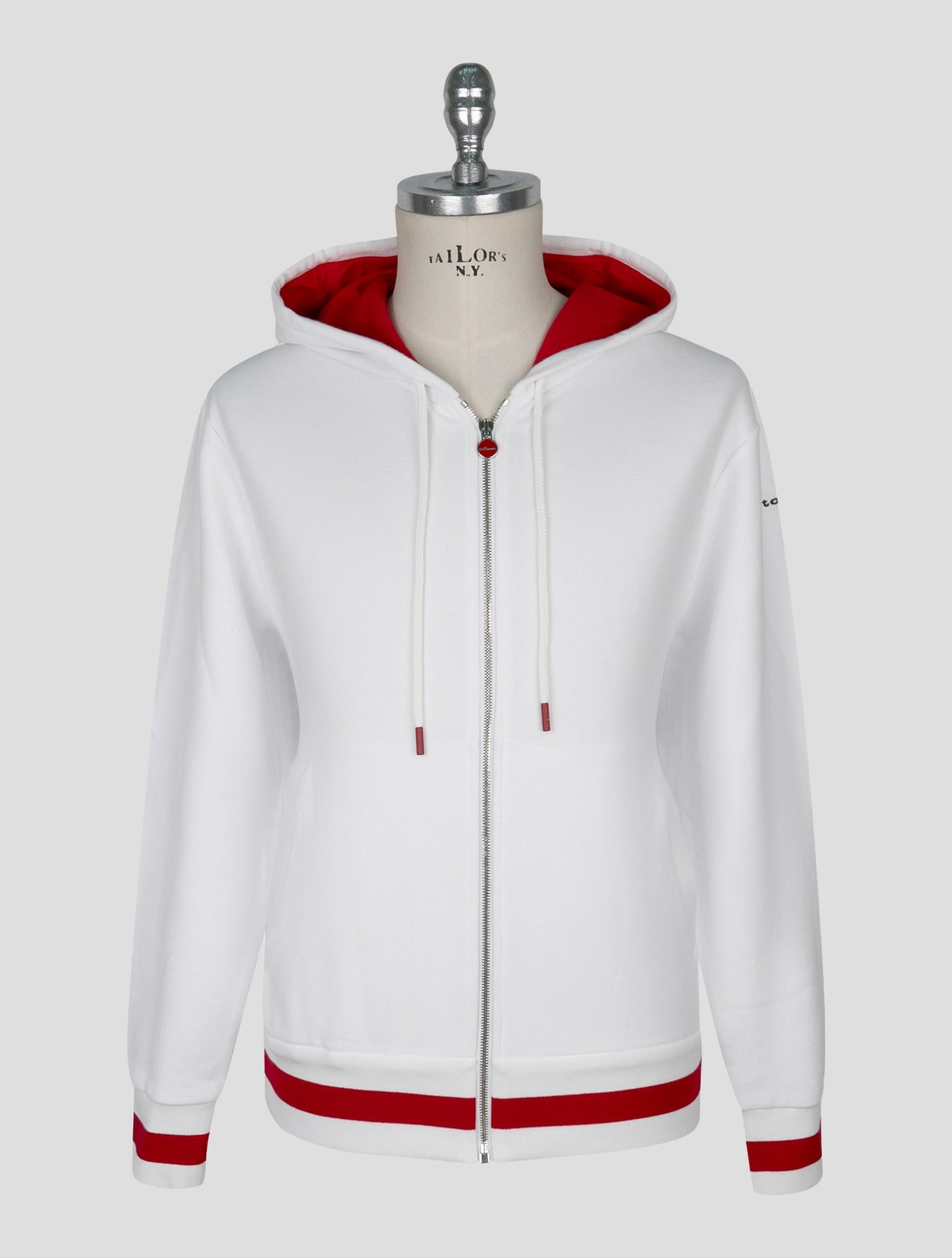 Kiton White Cotton Ea Tracksuit