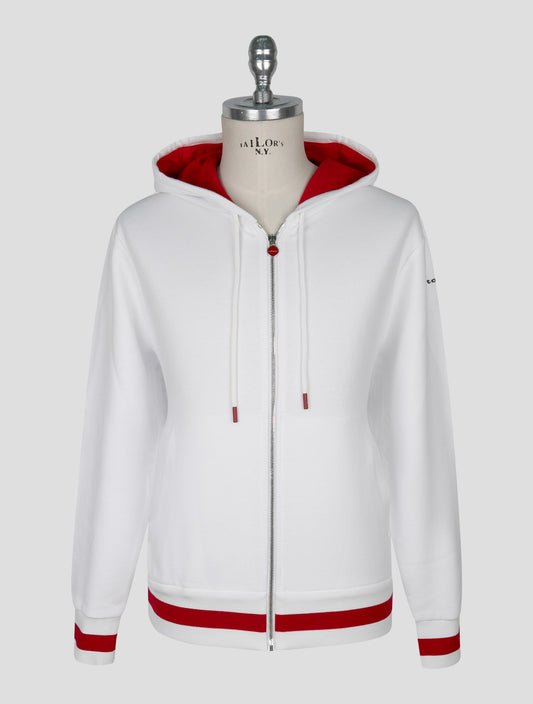 Kiton White Cotton Ea Tracksuit