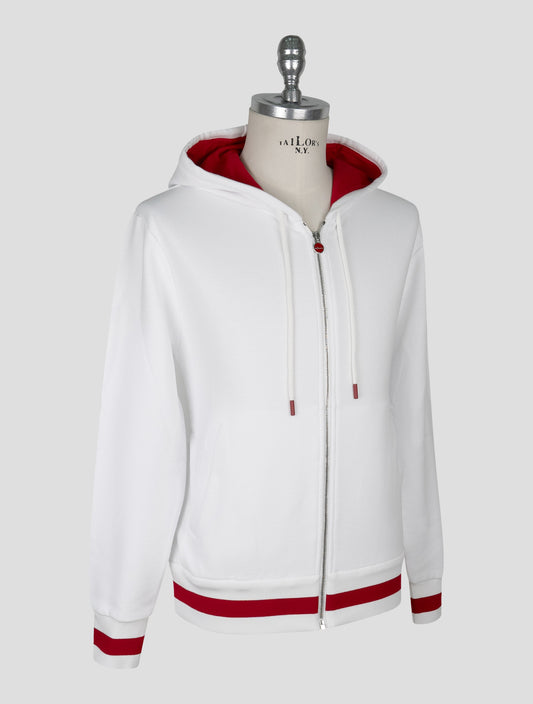 Kiton White Cotton Ea Tracksuit