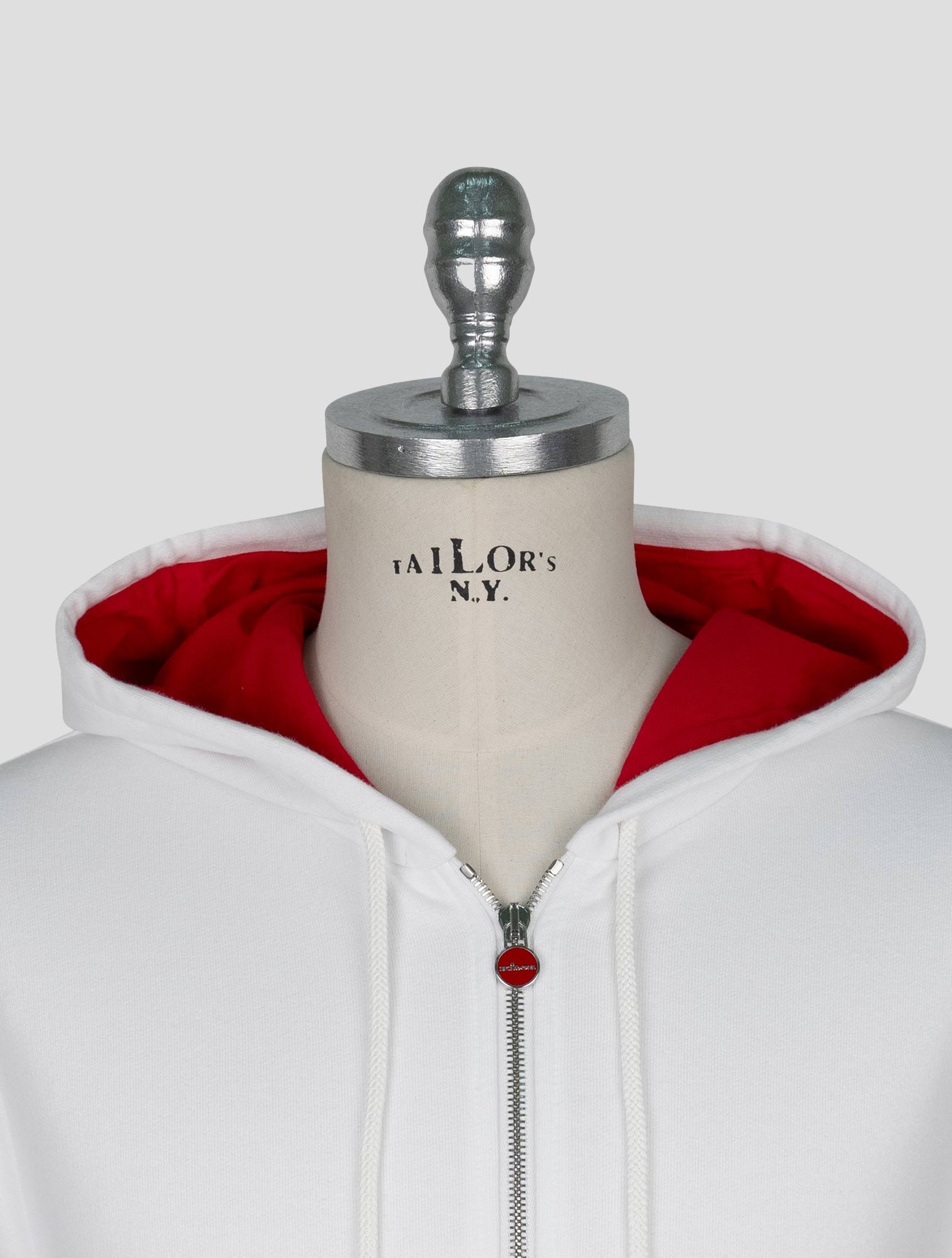 Kiton White Cotton Ea Tracksuit