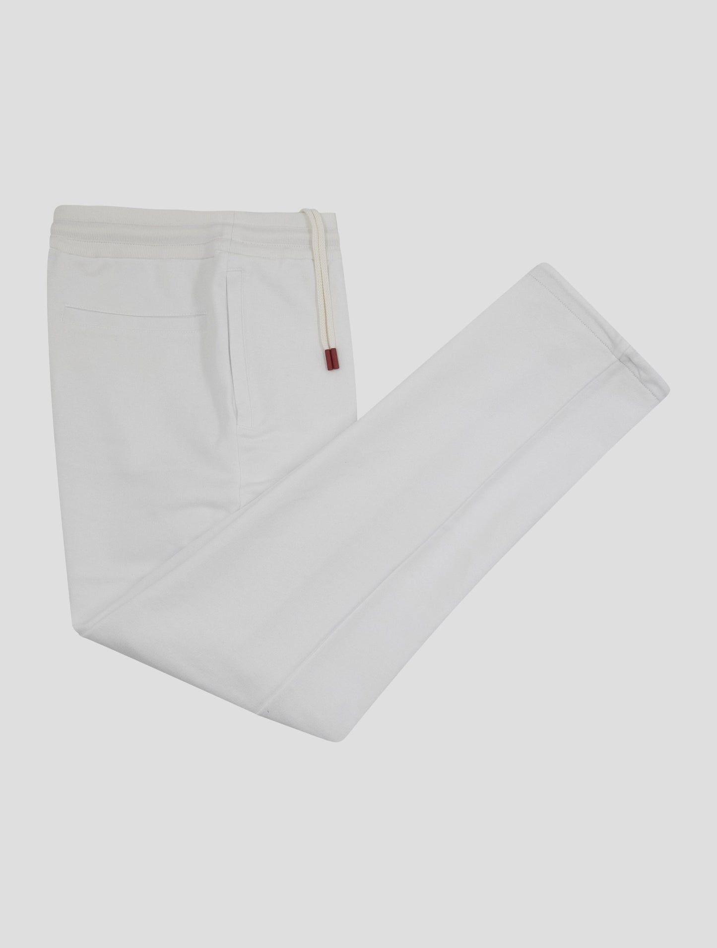 Kiton White Cotton Ea Tracksuit