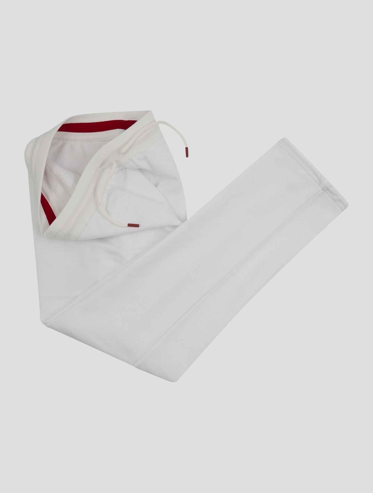 Kiton White Cotton Ea Tracksuit
