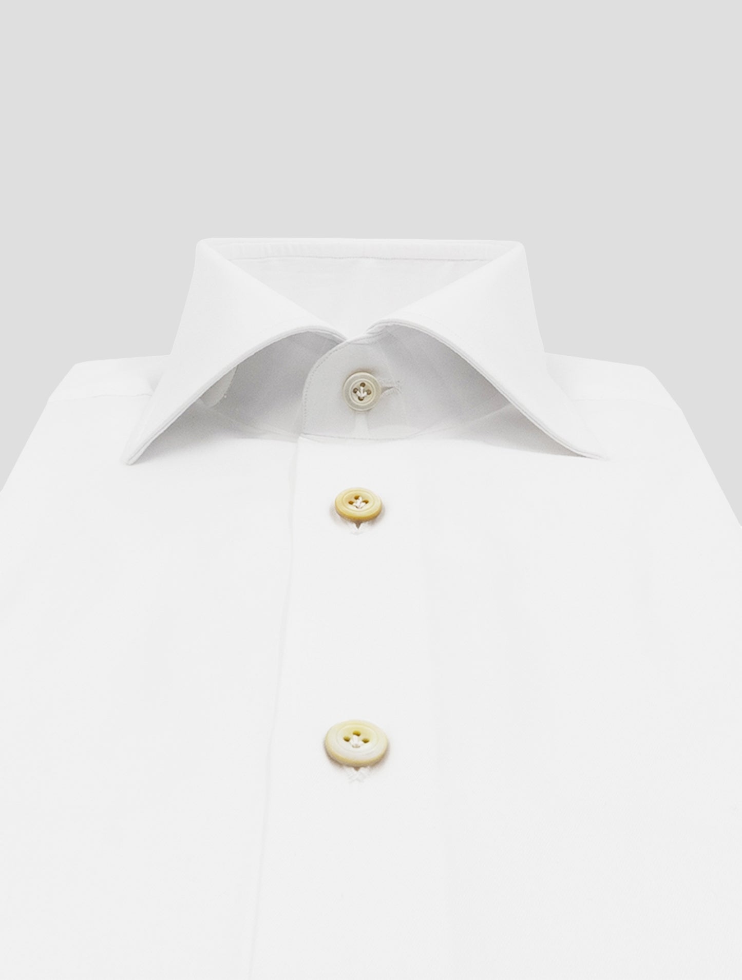 Kiton White Cotton Shirt
