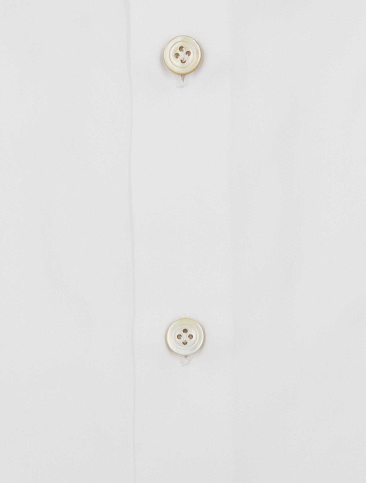 Kiton White Cotton Shirt