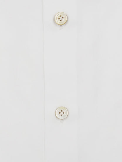 Kiton White Cotton Shirt