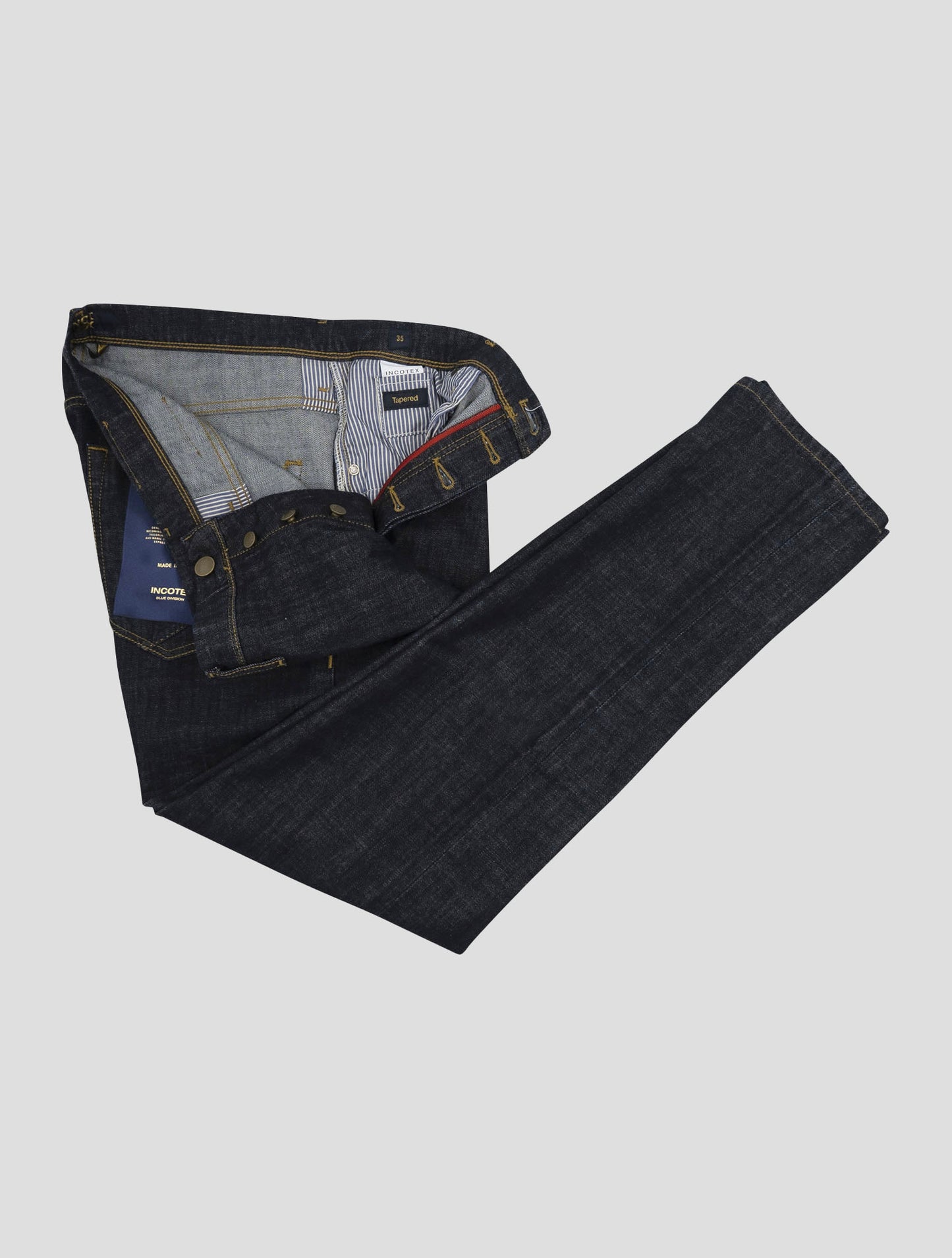 Incotex Dark Blue Cotton Ea Jeans