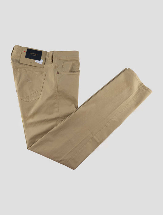 Incotex Beige Cotton Ea Jeans