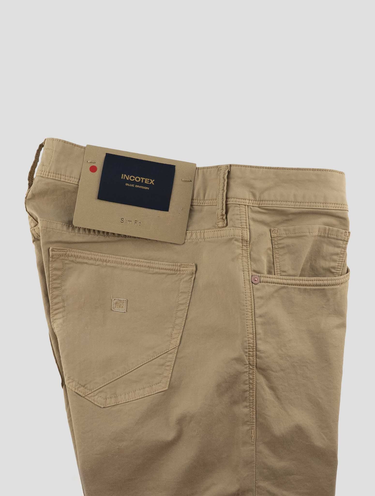 Incotex Beige Cotton Ea Jeans