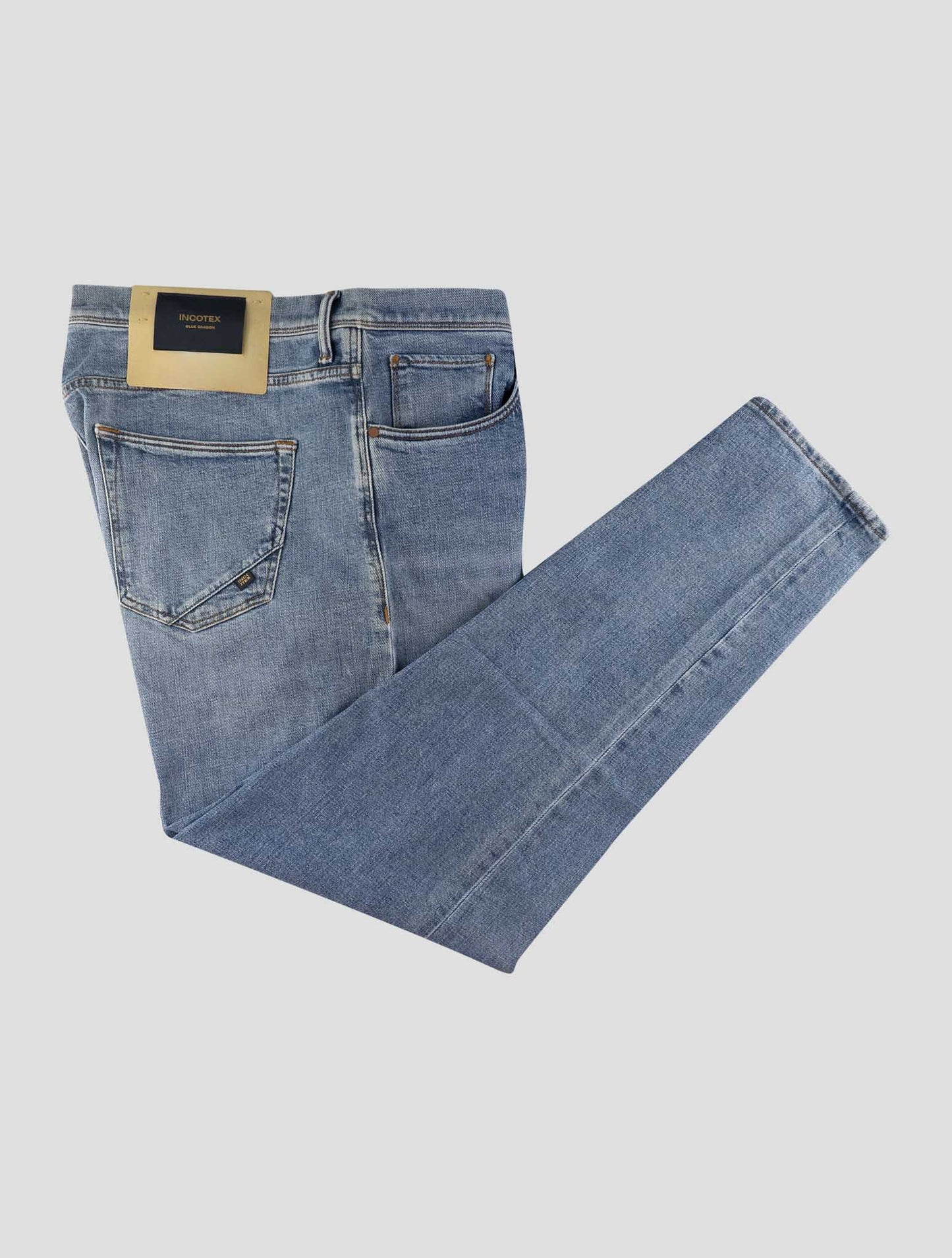 Incotex Blue Cotton Ea Jeans