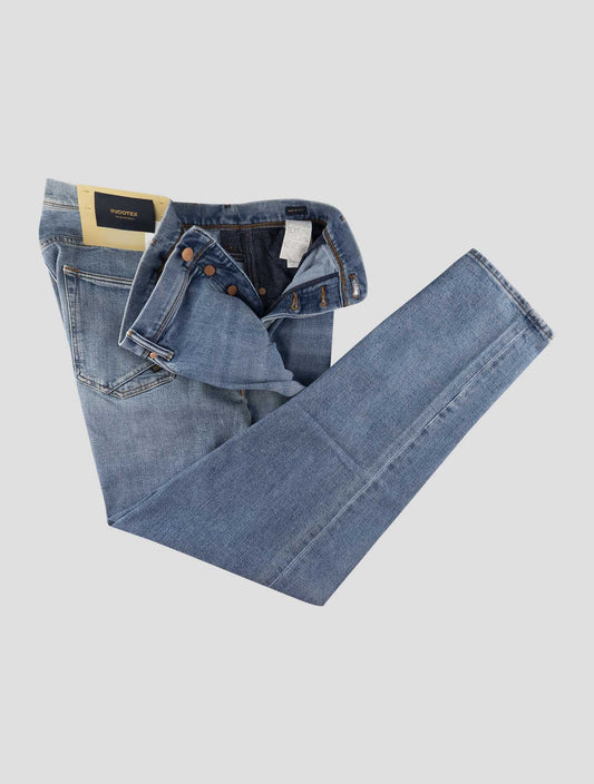 Incotex Blue Cotton Ea Jeans