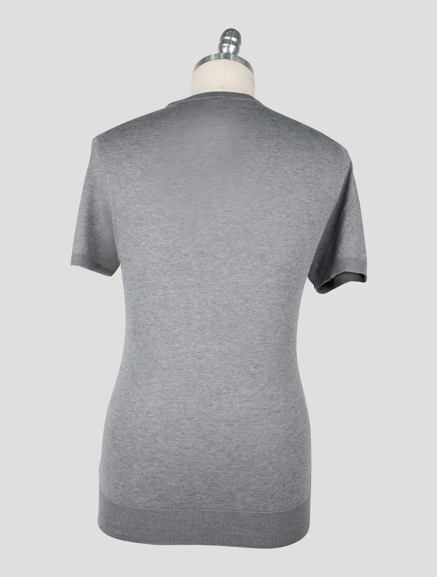 Kiton Gray Cotton T-shirt