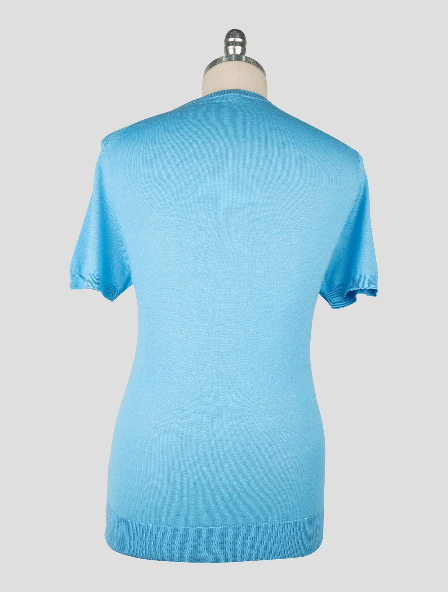 Kiton Light Blue Cotton T-shirt
