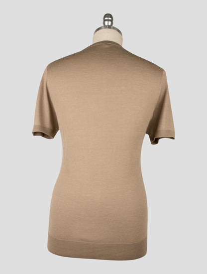 Kiton Light Brown Cotton T-shirt