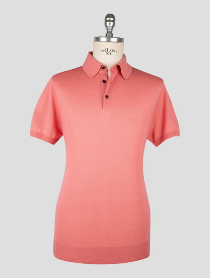 Kiton Pink Cotton Polo