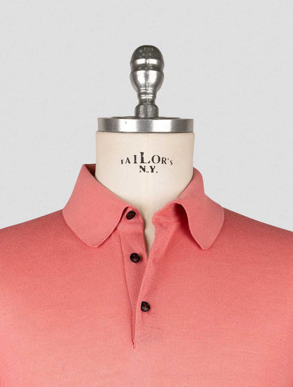 Kiton Pink Cotton Polo