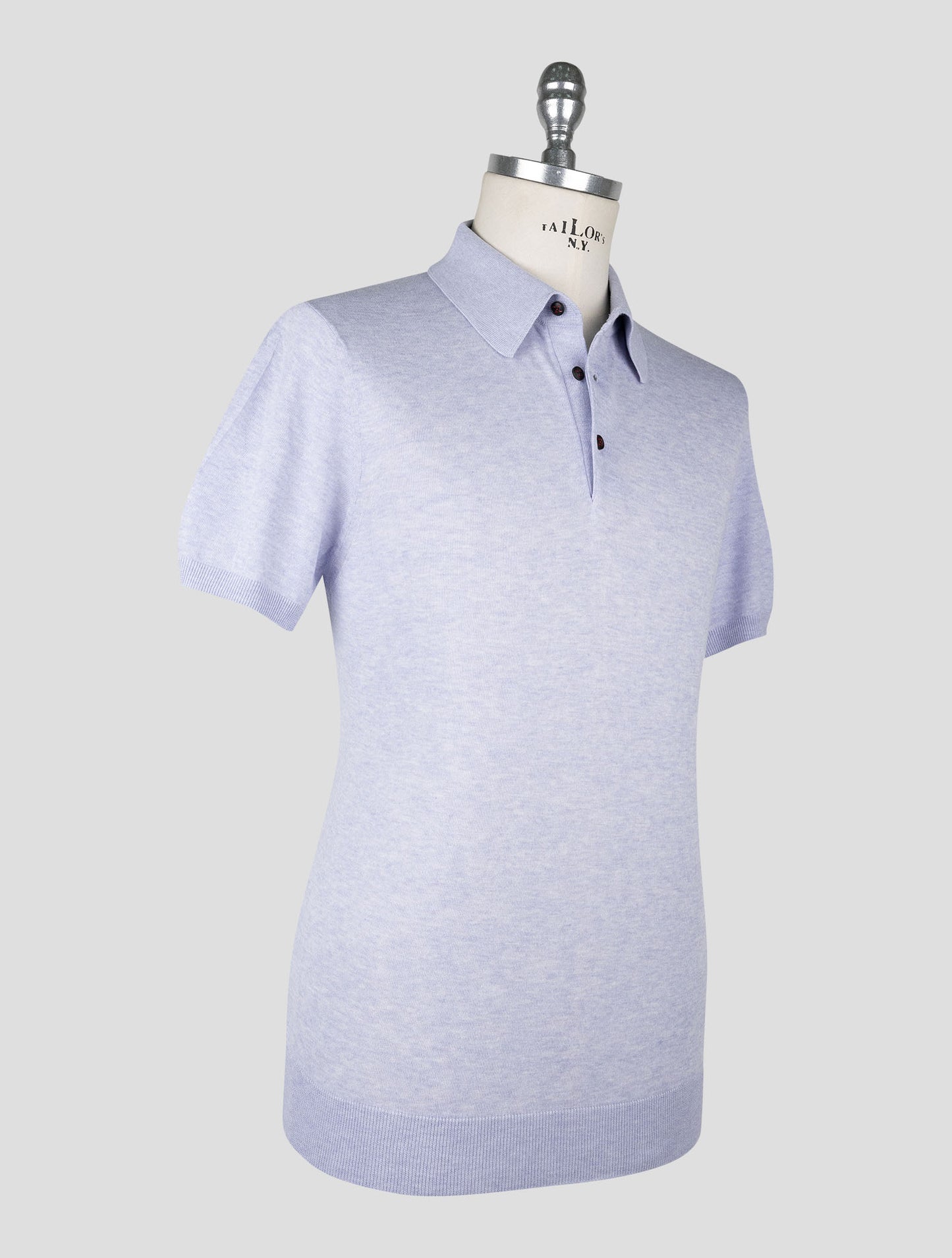 Kiton Lilac Cotton Polo