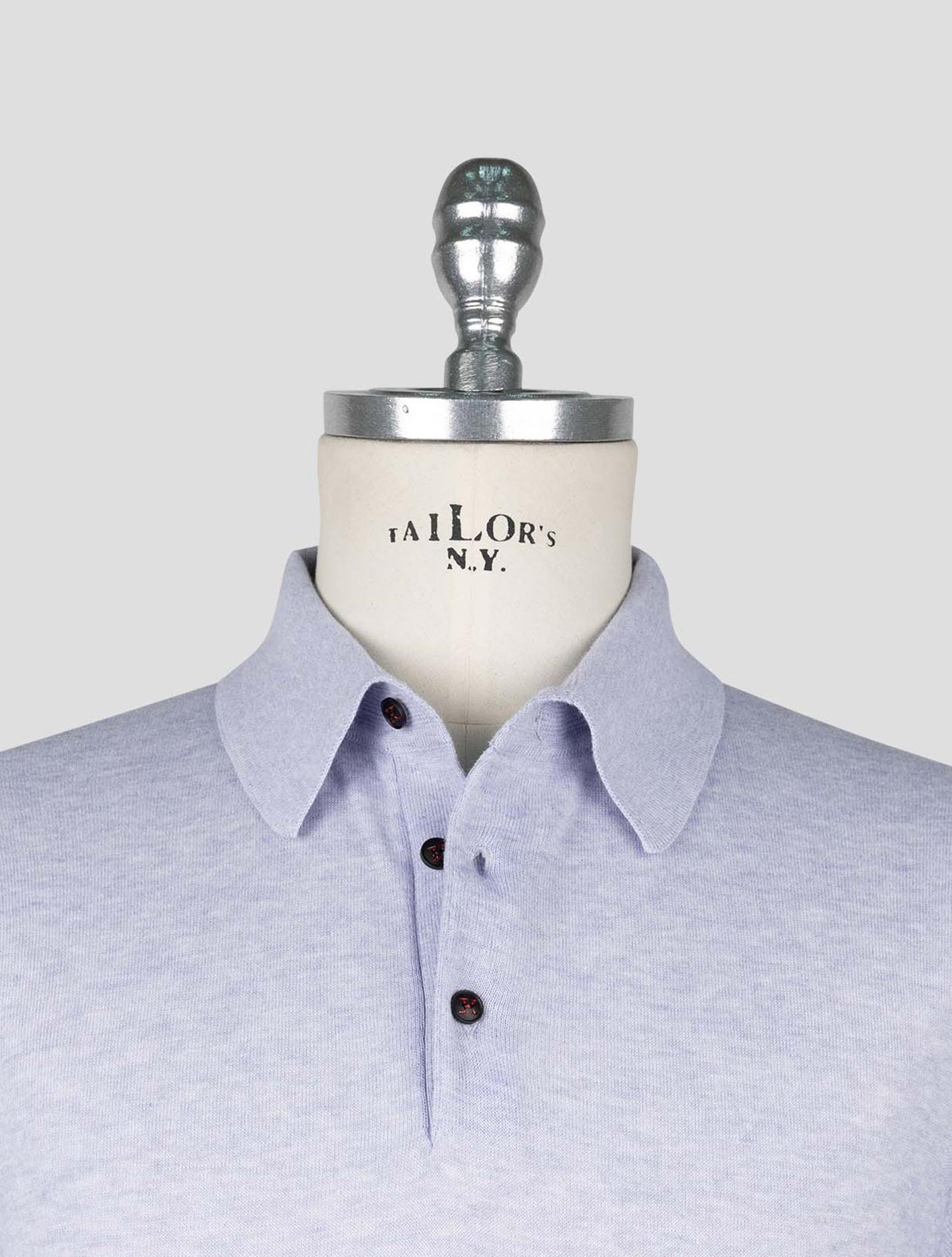 Kiton Lilac Cotton Polo