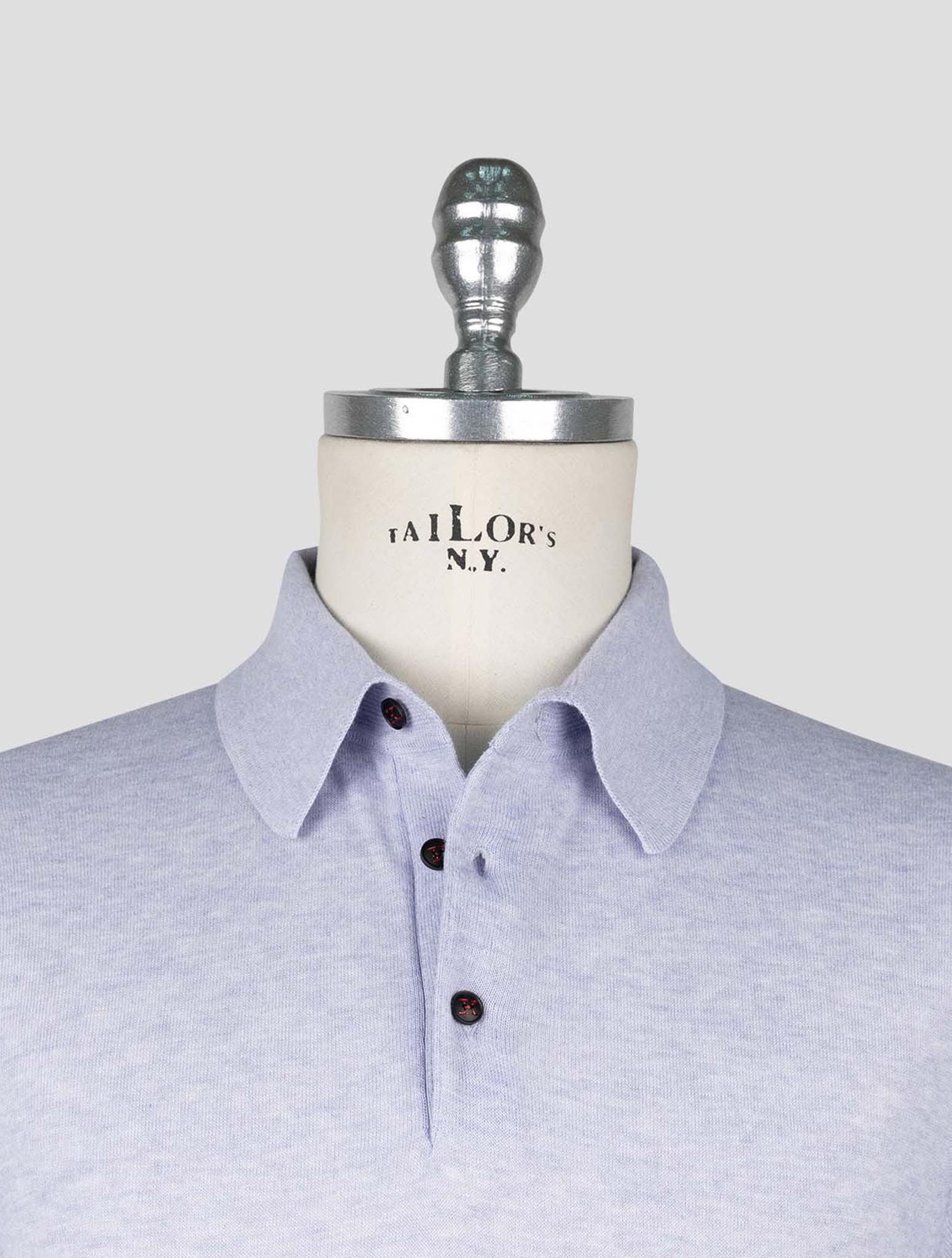 Kiton Lilac Cotton Polo