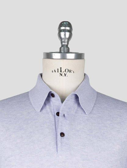 Kiton Lilac Cotton Polo