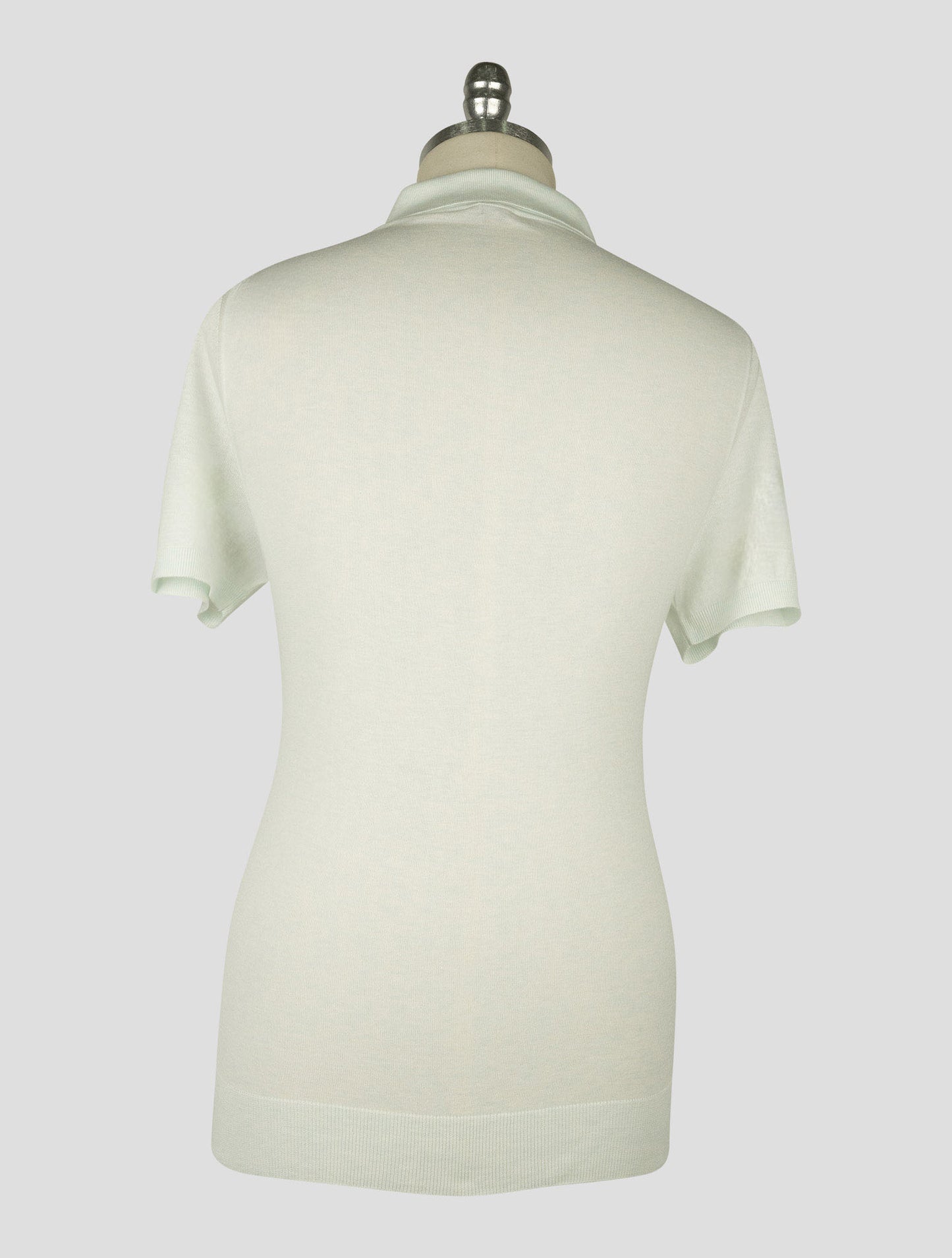 Kiton Light Green Cotton Polo