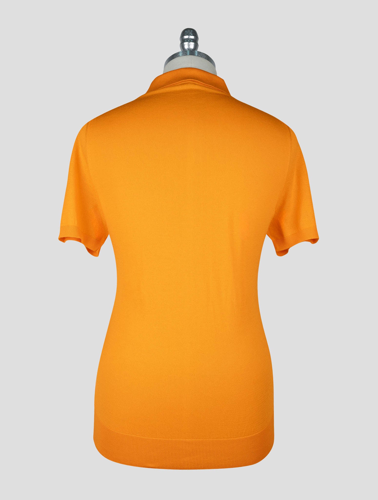 Kiton Orange Cotton Polo