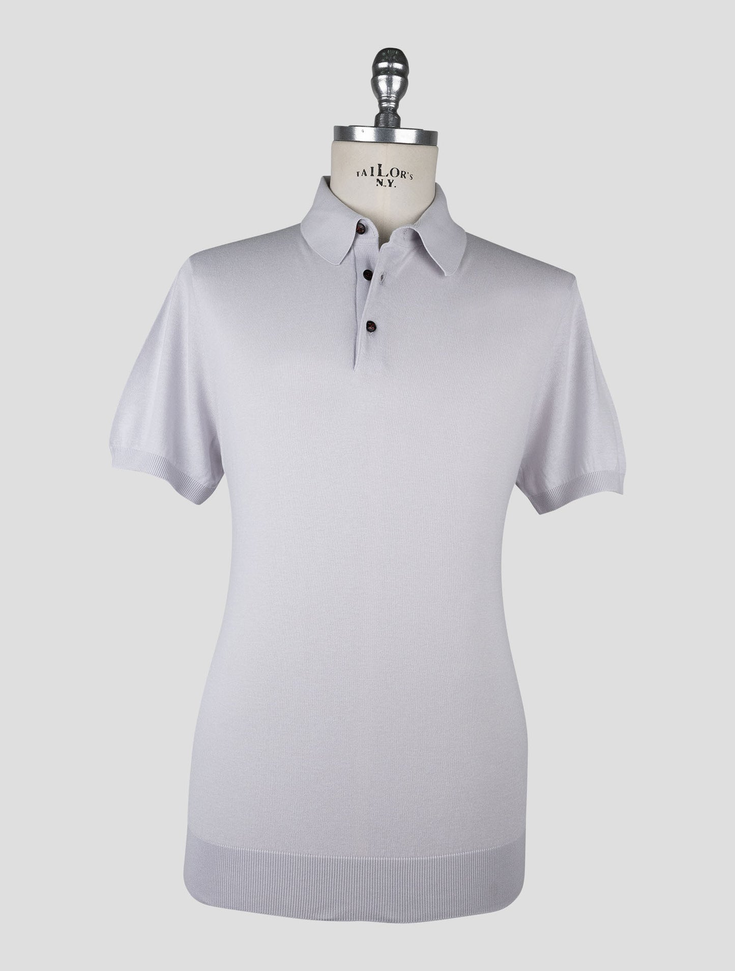 Kiton  Gray Cotton Polo
