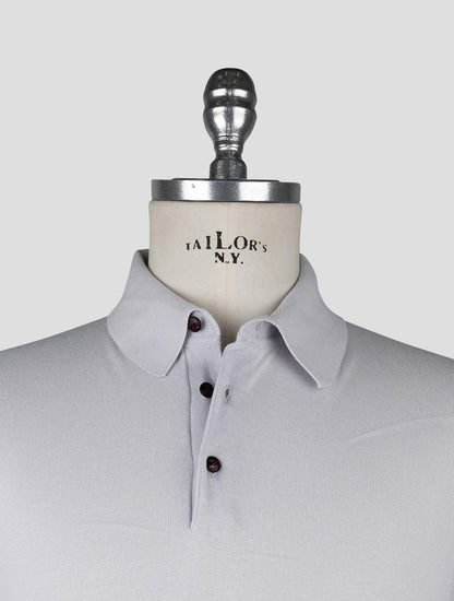 Kiton  Gray Cotton Polo