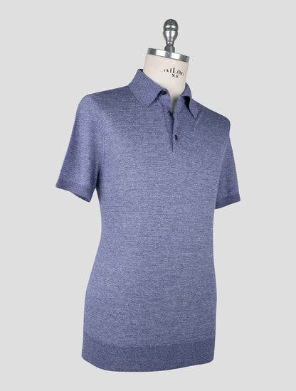 Kiton  Blue Violet Cotton Polo