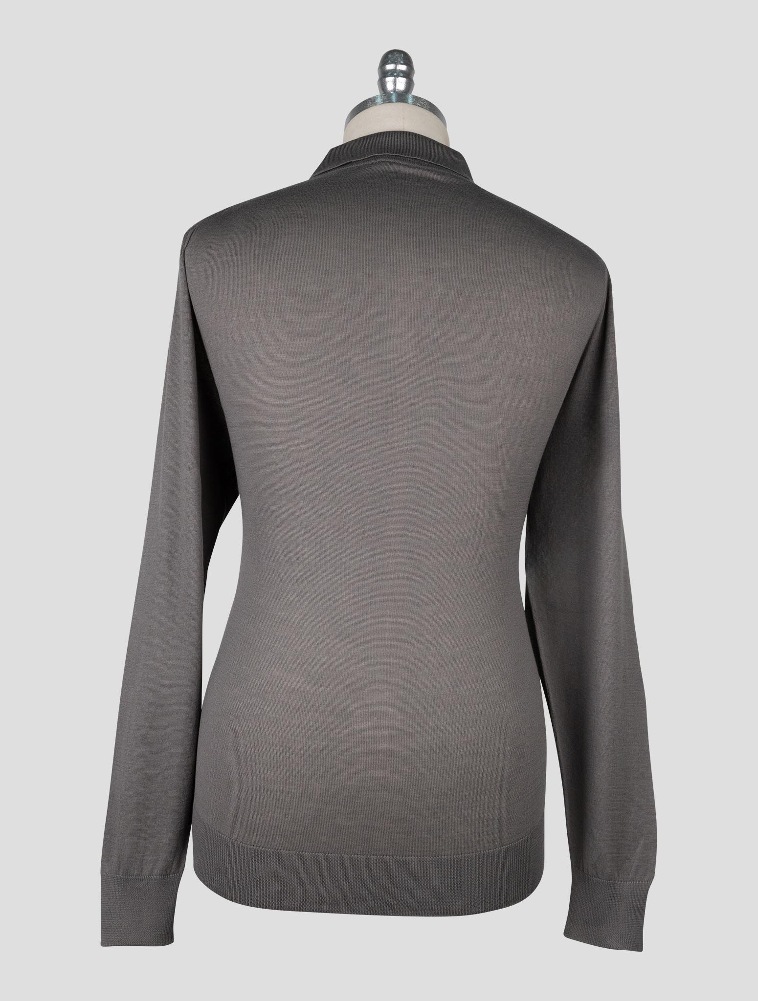 Kiton  Brown Cotton Sweater Polo