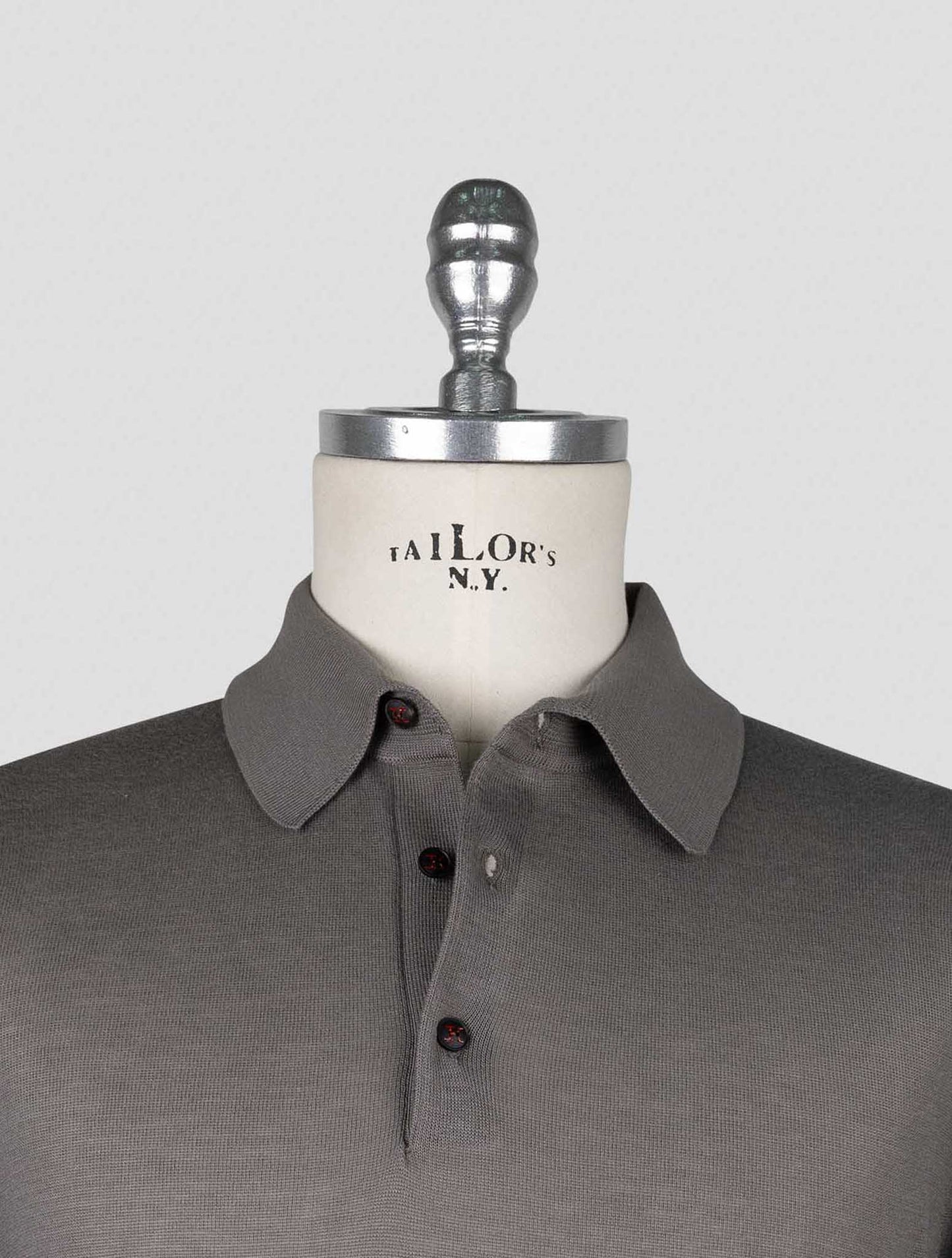 Kiton  Brown Cotton Sweater Polo