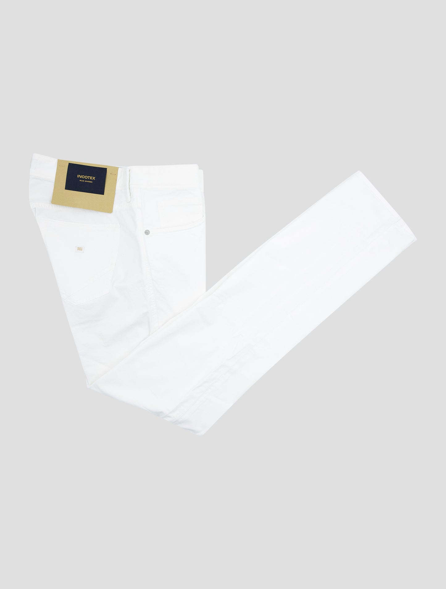 Incotex White Cotton Ea Jeans