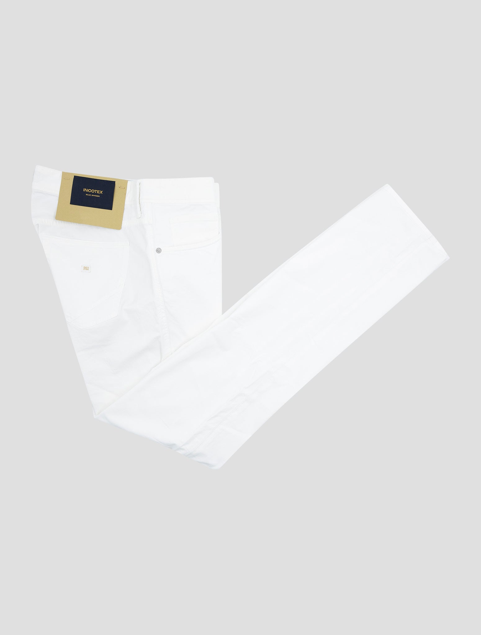 Incotex White Cotton Ea Jeans