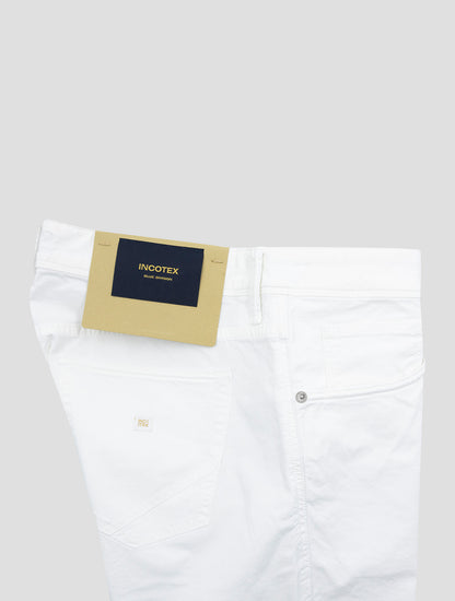 Incotex White Cotton Ea Jeans