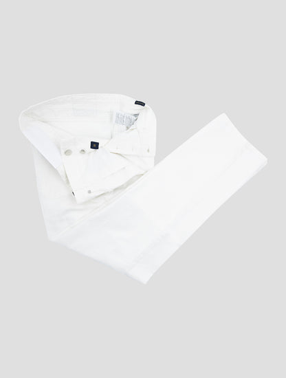 Incotex White Cotton Ea Jeans