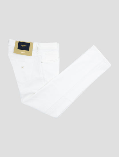 Incotex White Cotton Ea Jeans