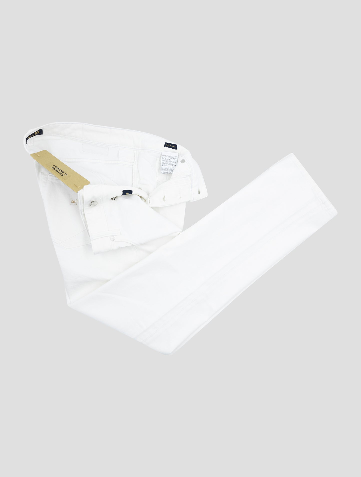 Incotex White Cotton Ea Jeans