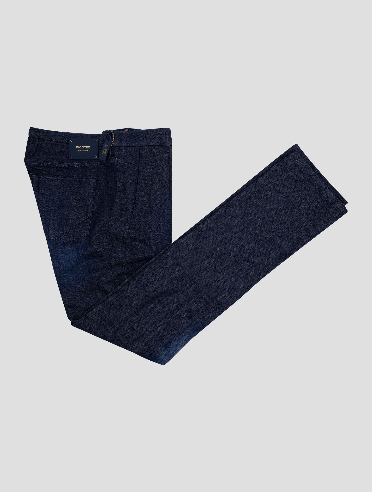 Incotex Blue Cotton Pl Jeans