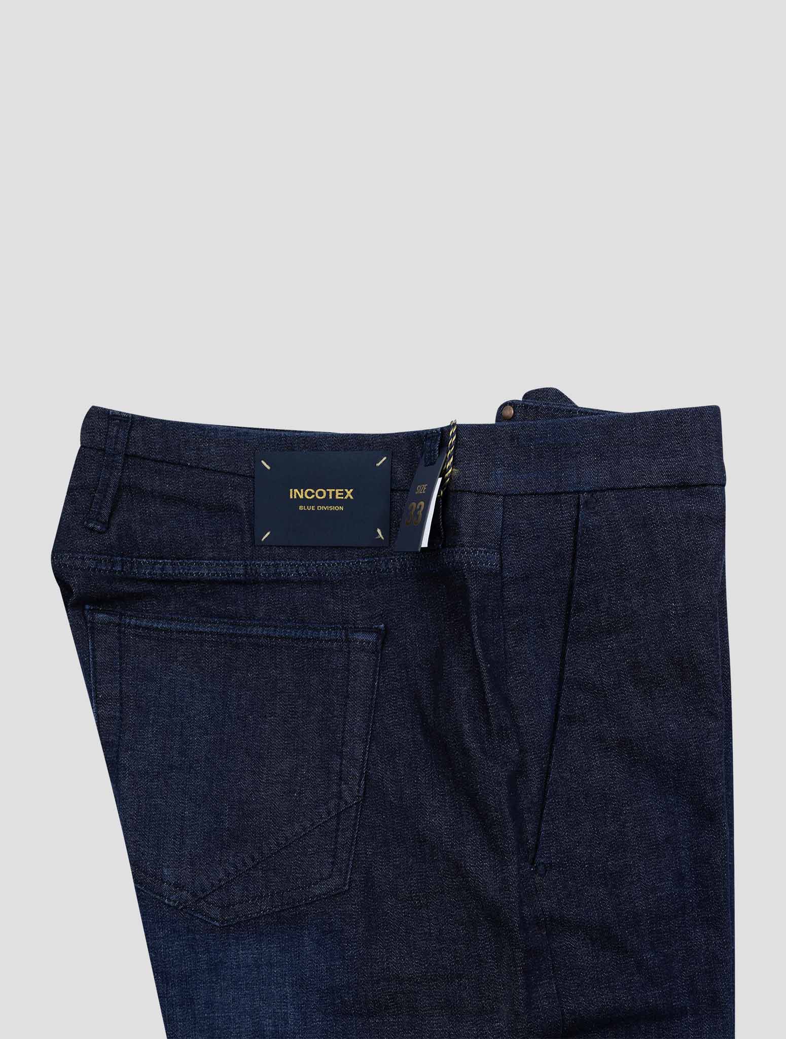 Incotex Blue Cotton Pl Jeans