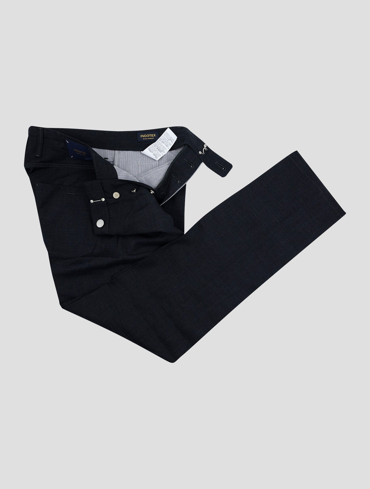 Incotex Gray Virgin Wool Ea Jeans