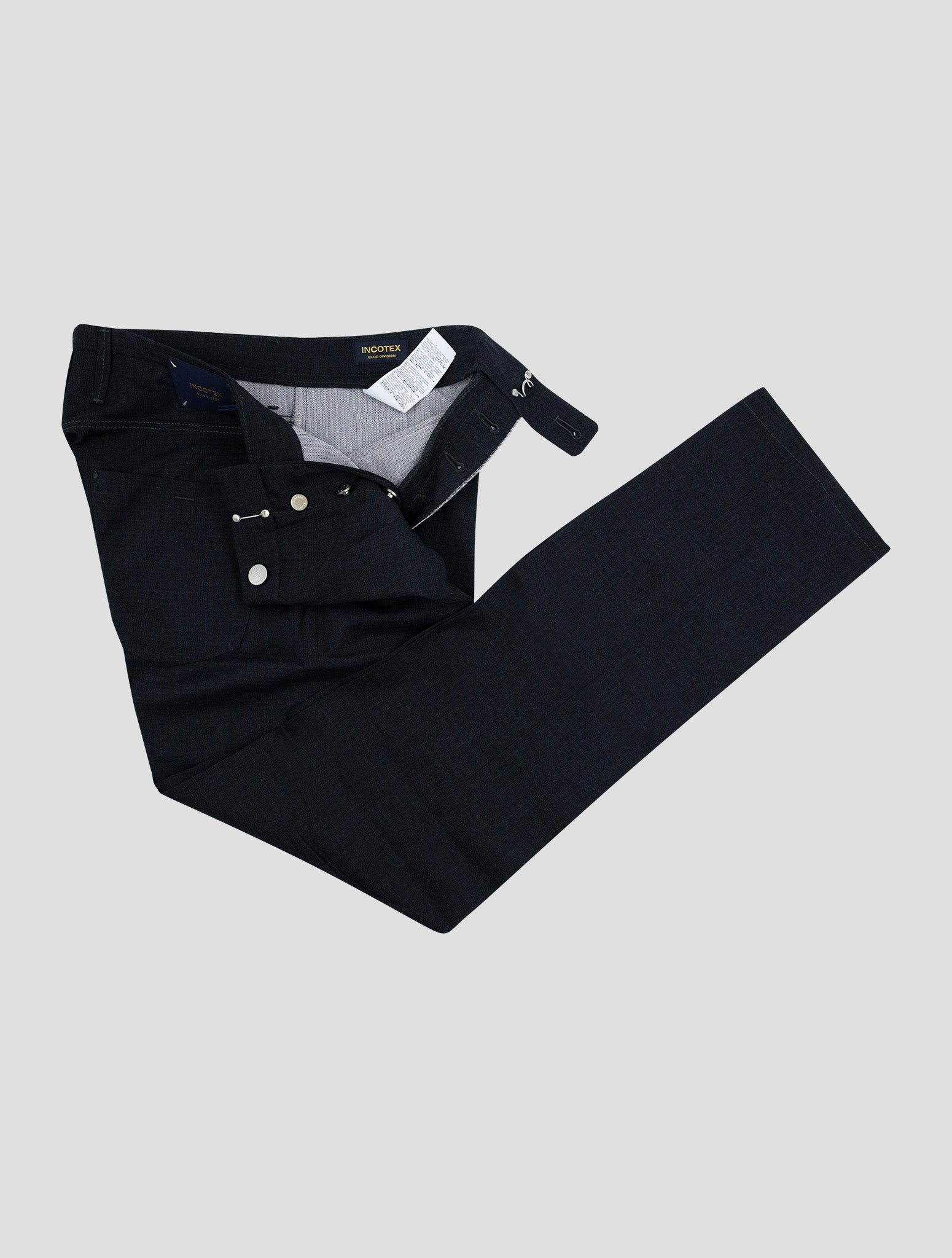 Incotex Gray Virgin Wool Ea Jeans
