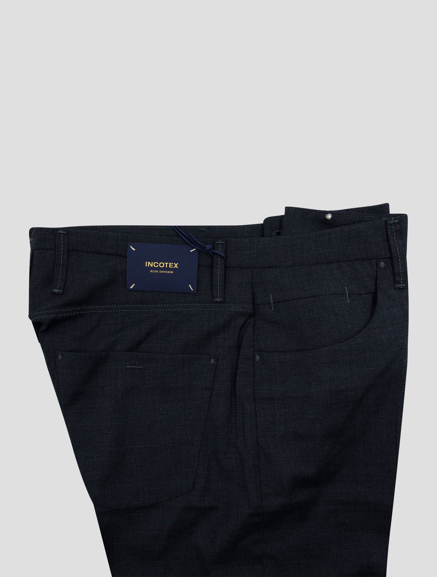 Incotex Gray Virgin Wool Ea Jeans