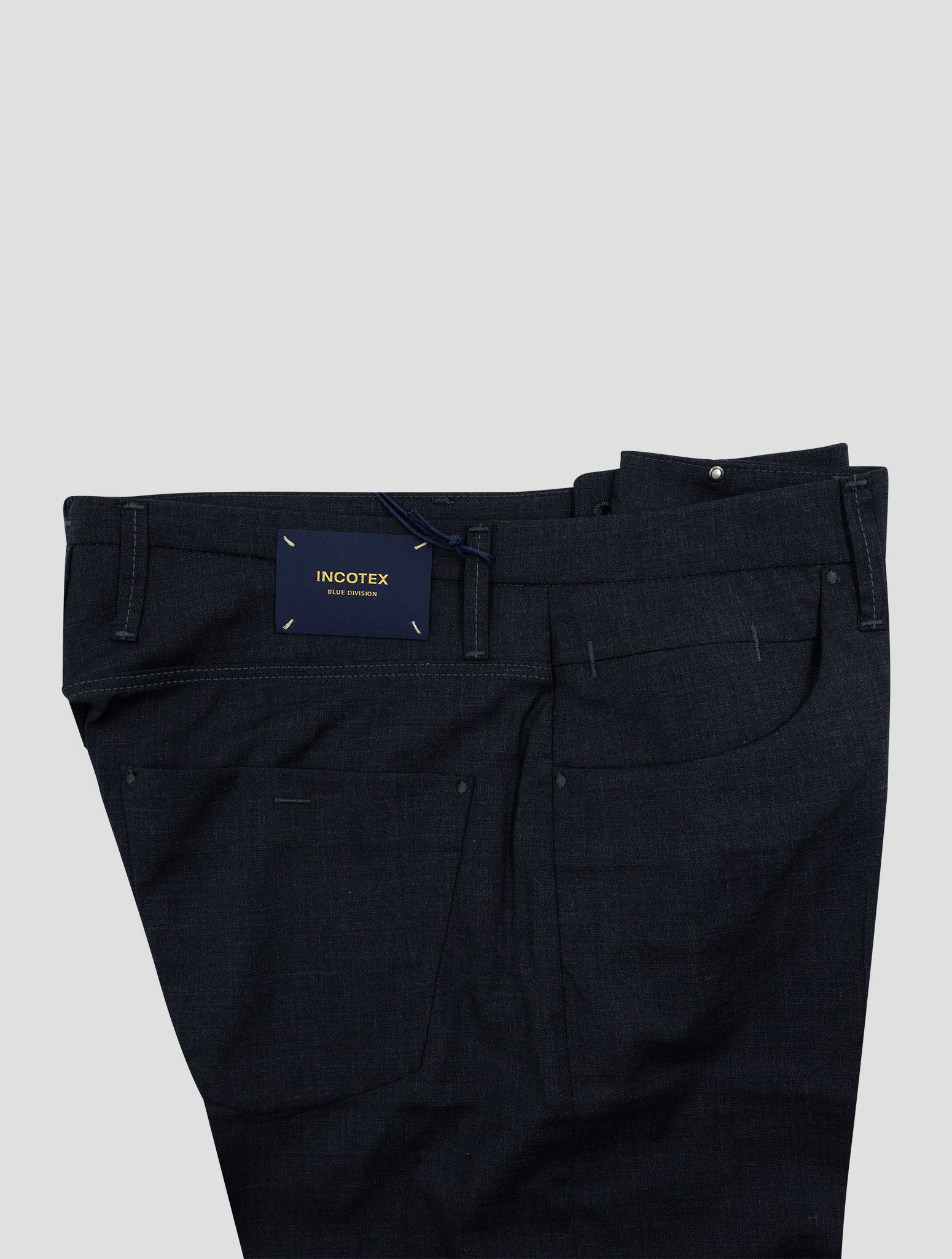 Incotex Gray Virgin Wool Ea Jeans