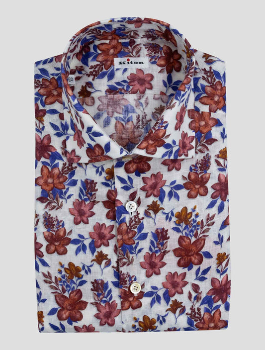 Kiton Multicolor Linen Shirt