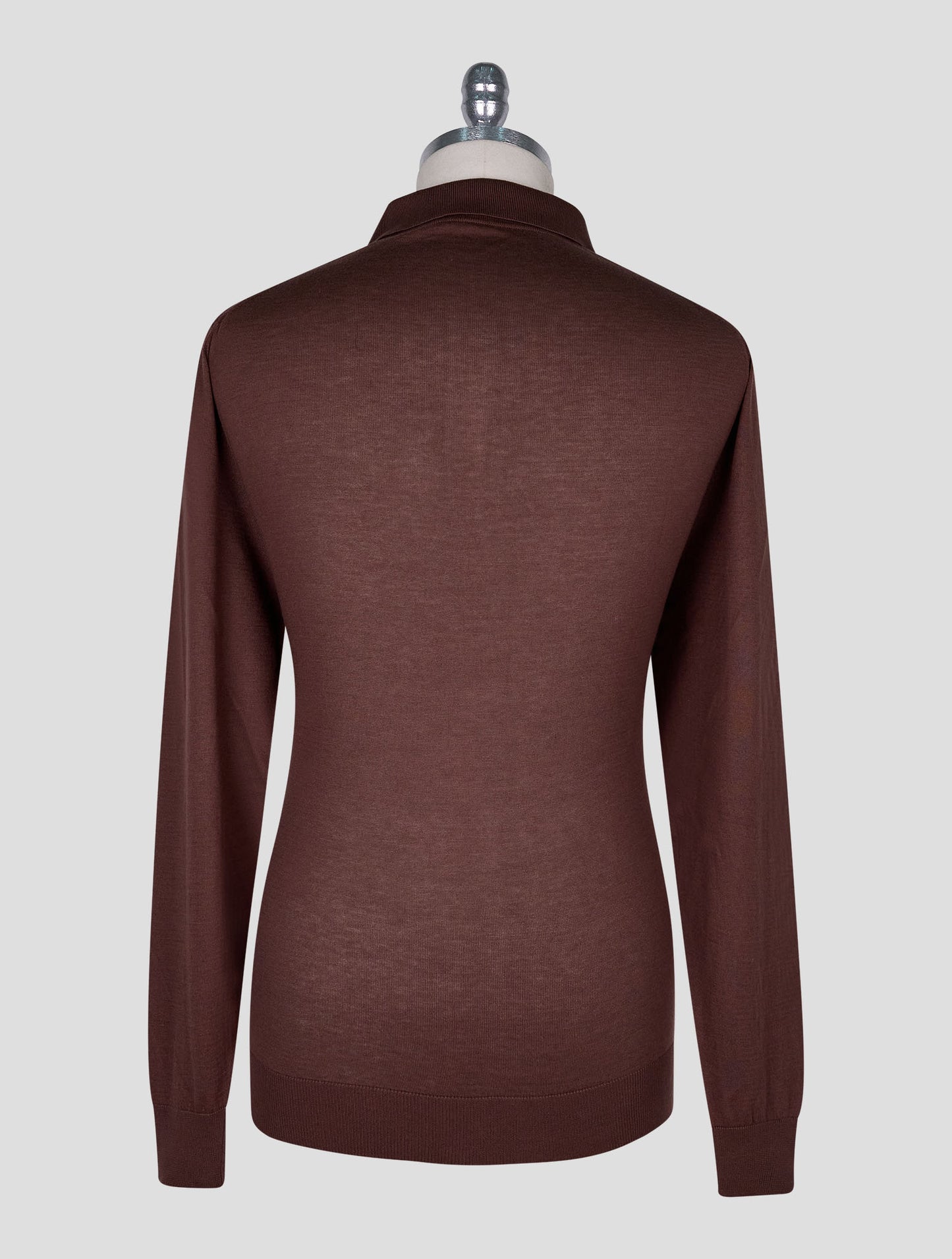 Kiton  Brown Cotton Sweater Polo