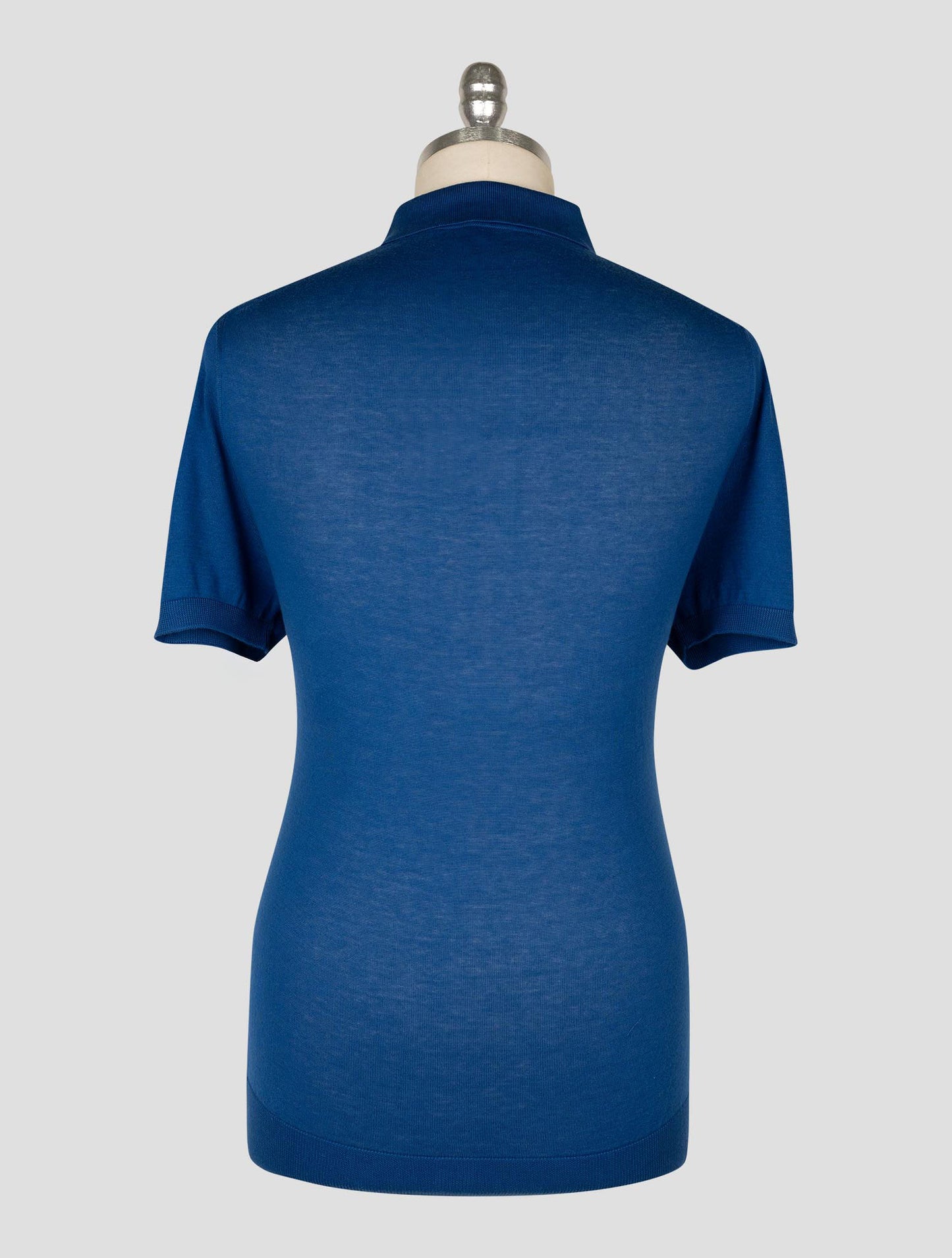 Kiton  Blue Cotton  Polo