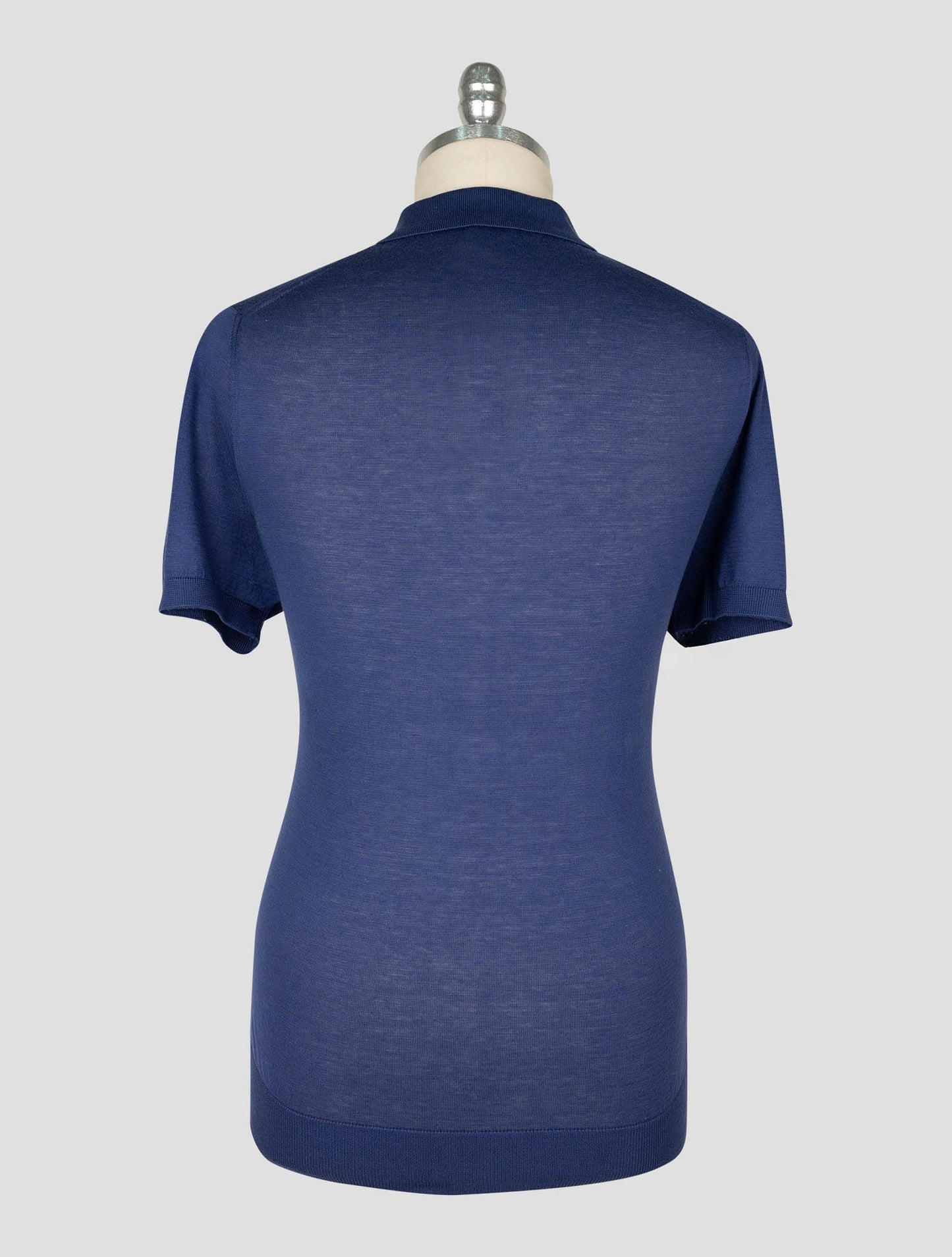 Kiton  Dark Blue Cotton  Polo