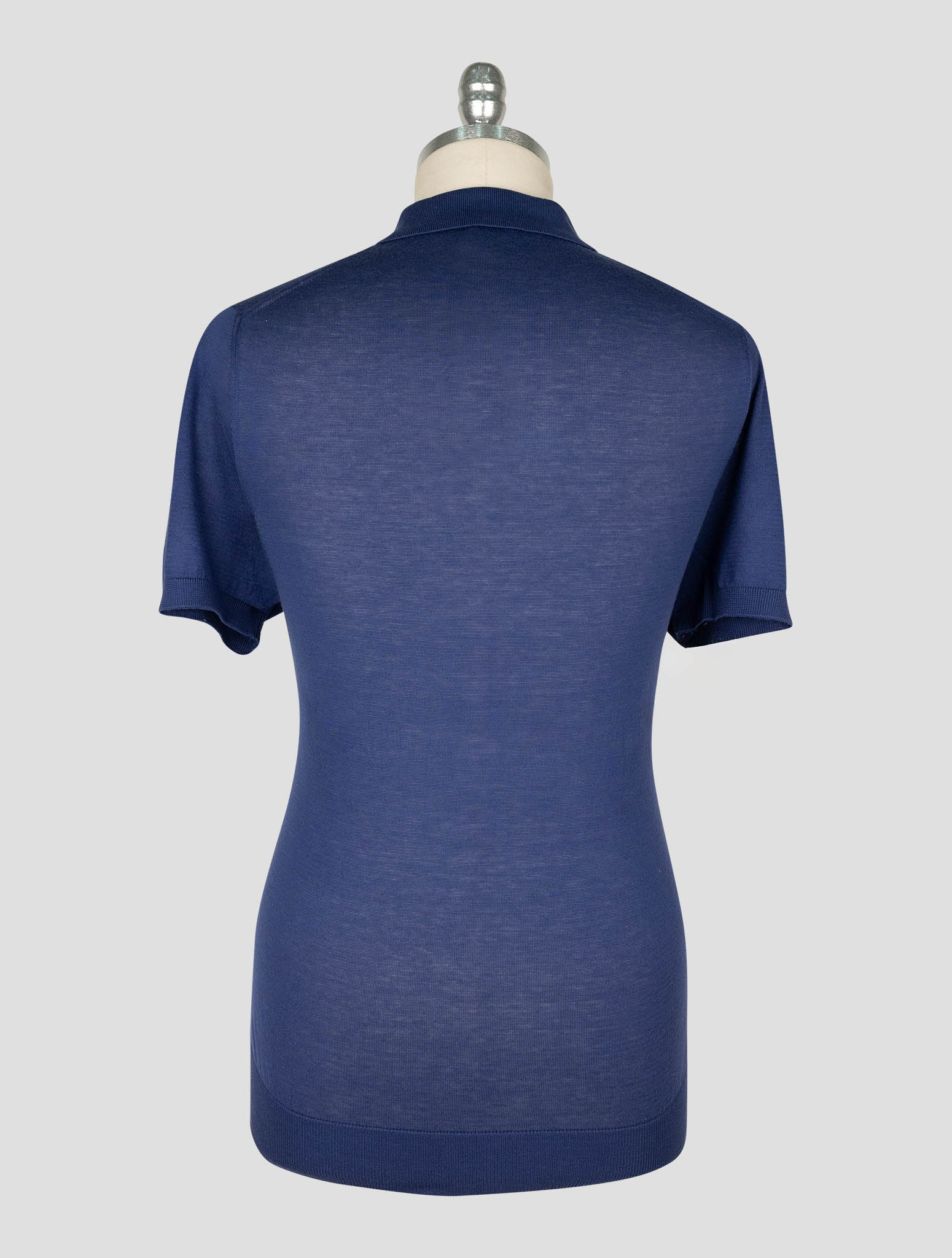 Kiton  Dark Blue Cotton  Polo
